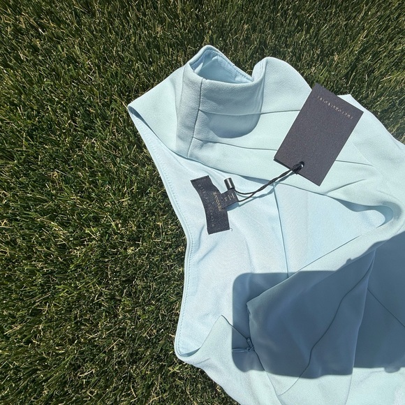 NEW Revolve Michael Costello Ava Dress In Light Blue XS - Picture 8 of 15